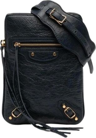 Balenciaga Pre-owned Cross Body Bags, female, Blue, Size: ONE SIZE Pre-owned Vintage Crossbody Bag