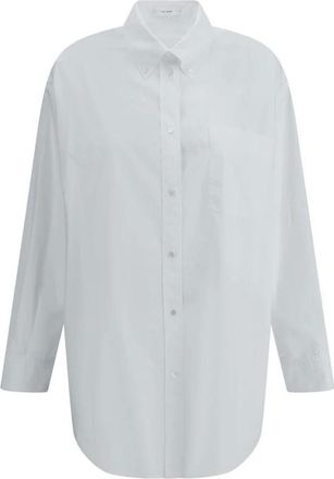 The Row Dames, Blouses & Shirts, Wit, Maat: 2XS Katoen