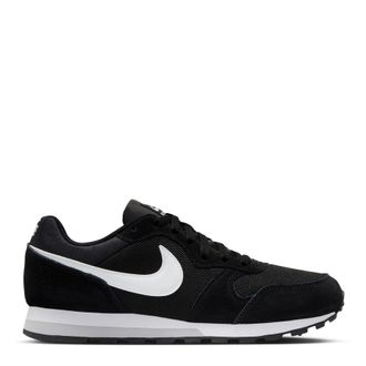 Nike Womens Md Runner 2 in Black/White-Wol - Size UK 3.5