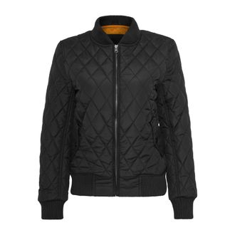 Urban Classics Dames/Dames Diamond Nylon Gewatteerd Jasje (Zwart)