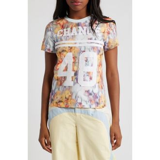 Puma x Collina Strada Cotton Graphic T-Shirt in Frosted Dew-Aop at Nordstrom, Size X-Small