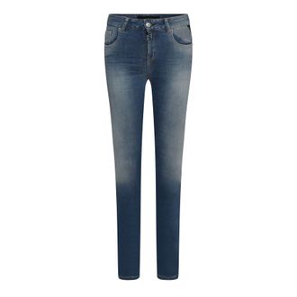 Replay Womens Replay Faaby Slim-Fit Jeans in Blue
