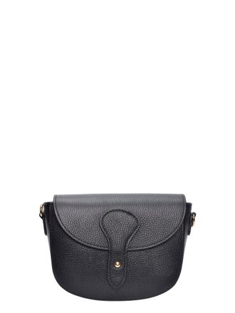 Roberta M Zwart Rundleer Tas