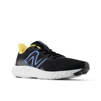 New Balance Laufschuh NEW BALANCE 411, Herren, Gr. 42,5, schwarz (schwarz, slate), Textil, Schuhe Laufschuh