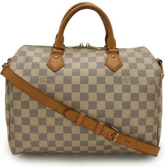Louis Vuitton Pre-owned Handbags, female, Brown, Size: ONE SIZE Pre-owned Canvas Handbag