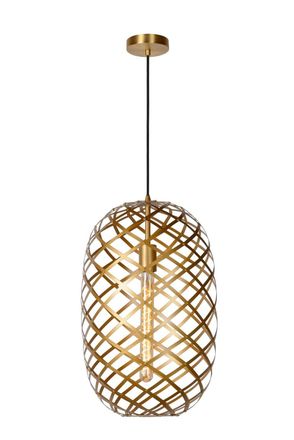 Lucide WOLFRAM Dimmable Stylish Adjustable Indoor Pendant Light 1xE27 in Gold