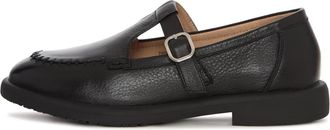 Cesare Gaspari Heritage Buckle Loafers - Dames - Loafers - Zwart - 39 EU - Leer - Schoenen