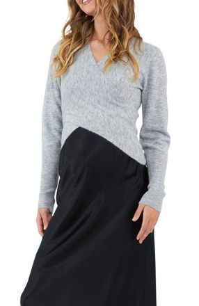 Ripe Willa Nursing Knit in Silver Marle at Nordstrom, Size Xx-Large Au