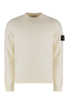 Stone Island Virgin Wool Crew-Neck Sweater