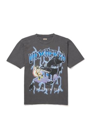 KAPITAL Printed Cotton-Jersey T-Shirt