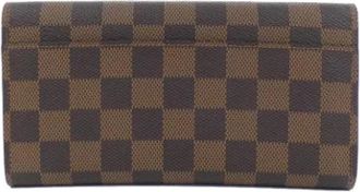 Louis Vuitton Pre-owned Wallets, female, Brown, Size: ONE SIZE Pre-owned Canvas Wallet