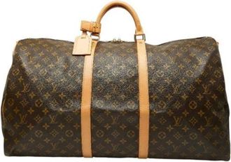 Louis Vuitton Pre-owned Plastic louis-vuitton-bags - Dames - Vintage Weekendtas - Bruin - ONE Size - Vintage