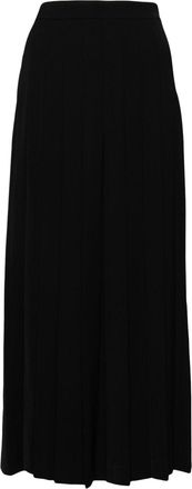 Juun.J pleated wide pant - women - Polyester - 36 - Black