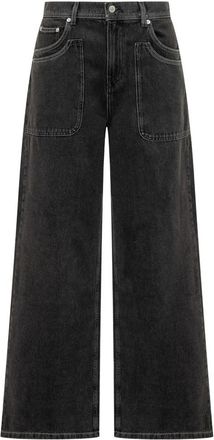BA&SH Noel Jeans - Dames - Loose Fit Jeans - Zwart - XS - Denim - Jeans