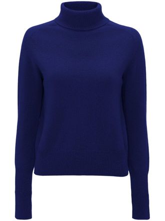 Victoria Beckham Fijngebreide coltrui - Blauw