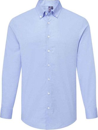 Premier Heren Supreme Oxford Formeel Overhemd Met Lange Mouwen (Oxford Blauw)