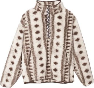 Xirena geometric-pattern sweatshirt - Beige