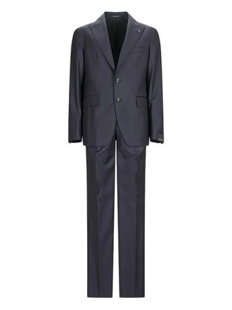 Tagliatore single-breasted suit - men - Virgin Wool - 50 - Blue