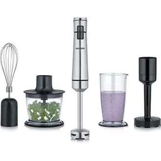 Severin Batidora De Mano Inal&aacute;mbrica Severin Sm 3775 Negro Inox