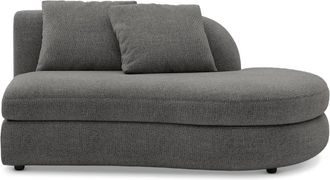 Castlery Fable Right Chaise Customized, Dark Grey, Spill Resistant, Ultra Deep Seats for Castlery Chairs