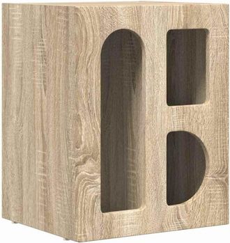 vidaXL Bedside Table Sonoma Oak 40 x 35 x 50 cm Engineered Wood vidaXL