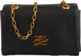 Karl Lagerfeld Borsa - Dames - Schoudertassen - Zwart - ONE Size - Leer - Tassen