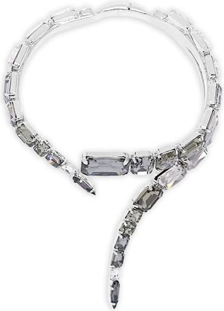 Area Choker con cristalli - Grigio