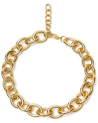 Liv Oliver 18K Plated Chunky Link Necklace
