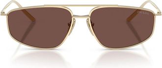 Prada Sunglasses Prc51 S Zvn80 T Pale Gold/Chocolate Black Women
