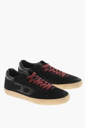 Diesel Leather Low-Top Sneakers S-LEROJI Solid-Color size 39