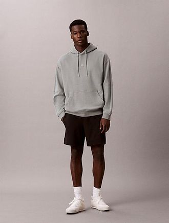 Calvin Klein Sudadera con capucha de mezcla de algodon t&eacute;cnico