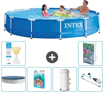 Intex Piscina Con Estructura Redonda - 366x76 Cm - 7-piezas S95