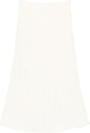 Forte_Forte Gonna Longuette Sbieca Jaquard Fluido Bouquet