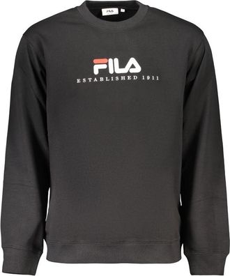 Fila Zwarte Katoenen Heren Sweatshirt