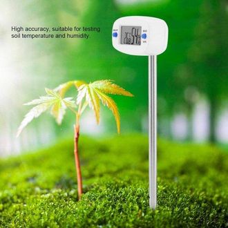 OEM Medidor De Humedad Del Suelo - Analizador De Suelo - Cuidado De Plantas - Alta Precisi&oacute;n - 4 X 3 X 4 Cm - Blanco