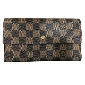 Louis Vuitton Pre-owned Wallets, male, Brown, Size: ONE SIZE Pre-owned Portefeuille International Damier Long Wallet