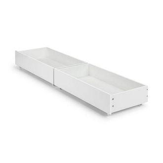 Julian Bowen Manhattan Pair Of Underbed Drawers Set Of 2 White - Julian Bowen | TJ Hughes