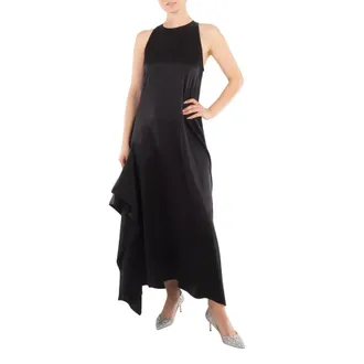 J.W.Anderson Sleeveless Draped Round Neck Midi Dress, Brand Size 10 ( US Size 6 )