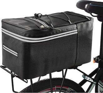 OEM Rapanda - Bolsa Lateral Impermeable Para Herramientas De 15 Litros - Poli&eacute;ster Impermeable - Tiras Reflectantes - Instalaci&oacute;n R&aacute;pida Para Bicicletas
