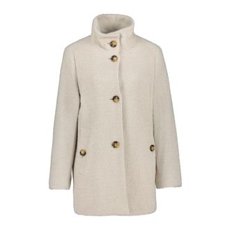 Betty Barclay Single-Breasted Coat - Dames - Mantel - Grijs - L - Polyester - Jassen