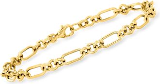 Ross-Simons Italian 14kt Yellow Gold Cable-Link Bracelet
