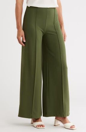By Design Galaxy Wide Leg Pants in Rifle Green at Nordstrom Rack, Size X-Large