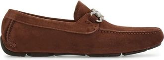 Ferragamo Mens Brown Loafers, US Size 5