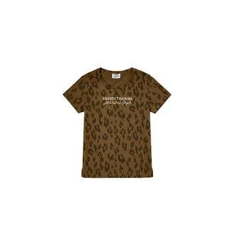 Freddy T-shirt Donna Regular Stampa Leopardata