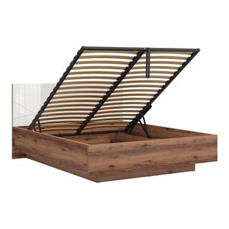 Petits Meubles Cama canap&eacute; 160x200 con somier paneles de madera revestidos