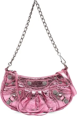 Balenciaga Pre-owned Balenciaga Mini Metallic Lambskin Motocross Le Cagole Ladies IPVZ5TAORDSEEMK6