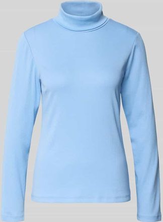 Tom Tailor Slim Fit Turtleneck aus Baumwoll-Mix in Hellblau, Größe XXXL