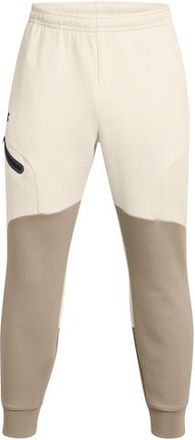 Under Armour Mens Unstoppable Fleece Joggers - Timberwolf Taupe/Summit White/Black Size 3XL