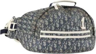 Dior Pre-owned Vintage Rugzak - Dames - Vintage Weekendtas - Blauw - ONE Size - Leer - Vintage