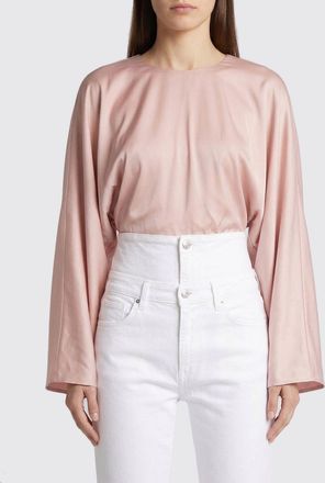 Norma Kamali Blusa a body Norma Kamali in cr&ecirc;pe